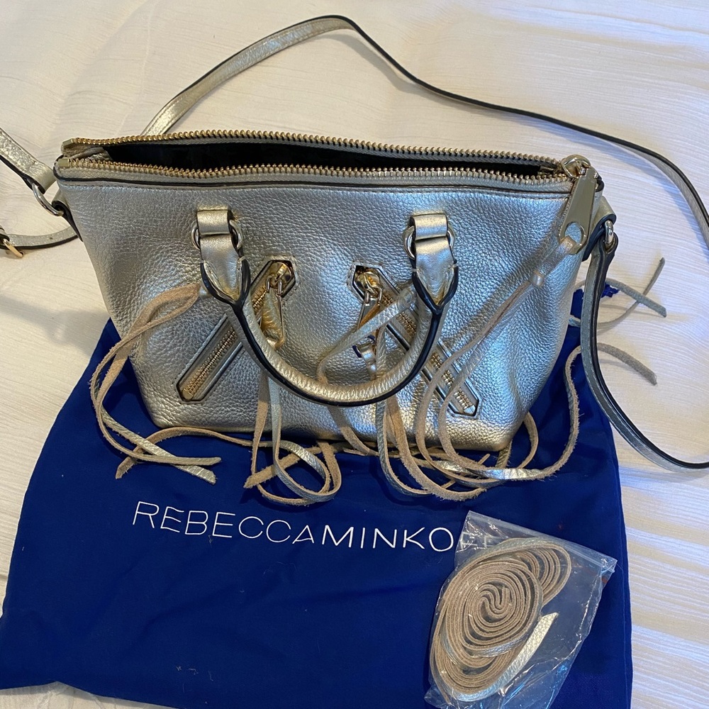 REBECCA MINKOFF leather crossbody purse